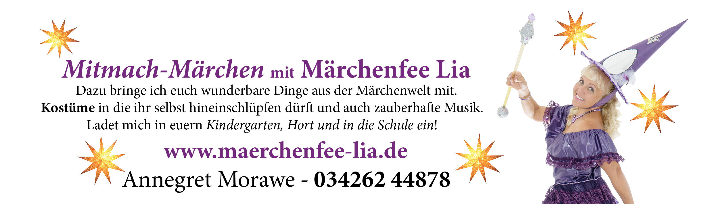 Märchenfee Lia begleitet Familien durch Spielplan und Märchenbrief