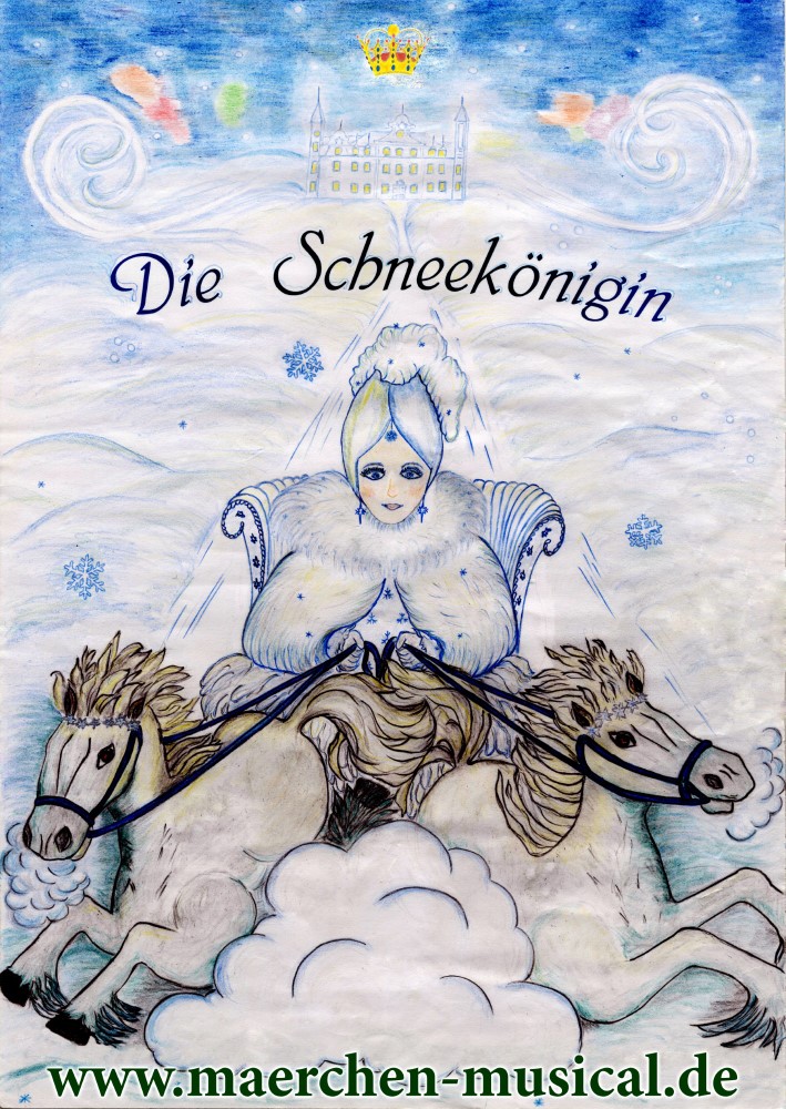 Plakat für das Märchen Musical Die Schneekönigin