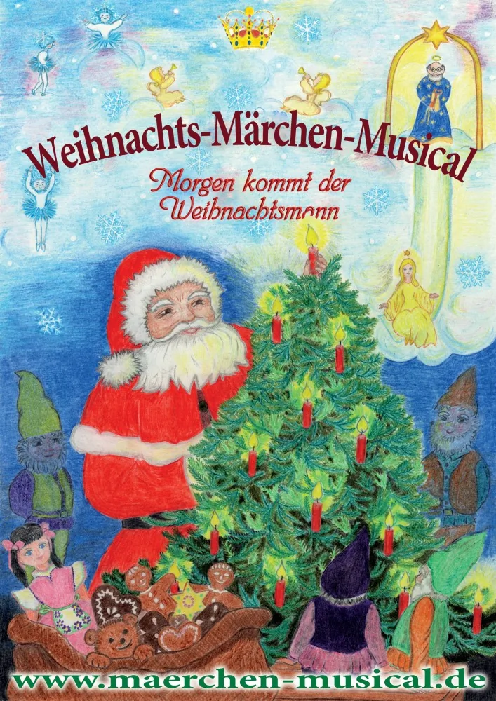 Plakat Morgen kommt der Weihnachtsmann
